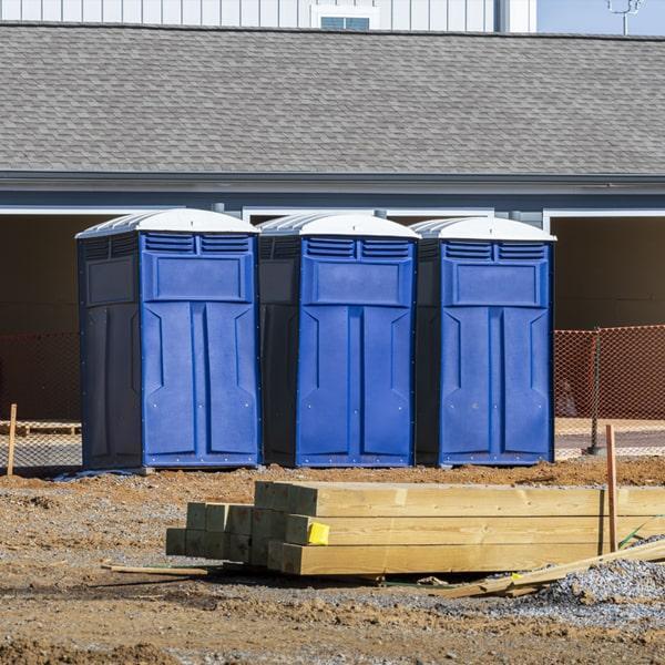 Heavy-duty construction site porta potty in Kearney, Nebraska